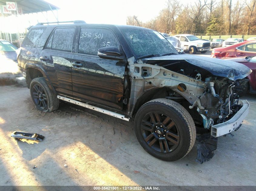 2021 TOYOTA 4RUNNER NIGHTSHADE VIN: JTEJU5JR8M5921406