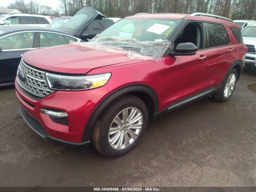 2021 FORD EXPLORER LIMITED VIN: 1FM5K7FW8MNA12275