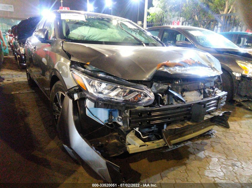 2021 NISSAN SENTRA SV VIN: 001AB8CVXMY295062