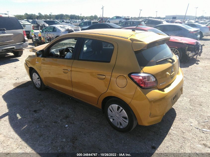 2021 MITSUBISHI MIRAGE ES/LE/CARBONITE EDITION VIN: ML32AUHJ8MH000980