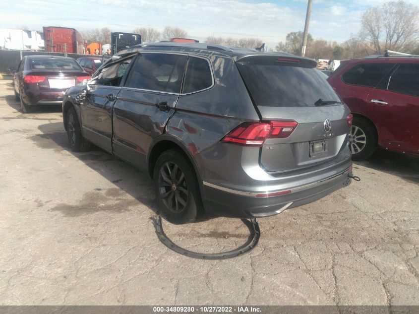 2022 VOLKSWAGEN TIGUAN SE VIN: 3VV2B7AXXNM055469