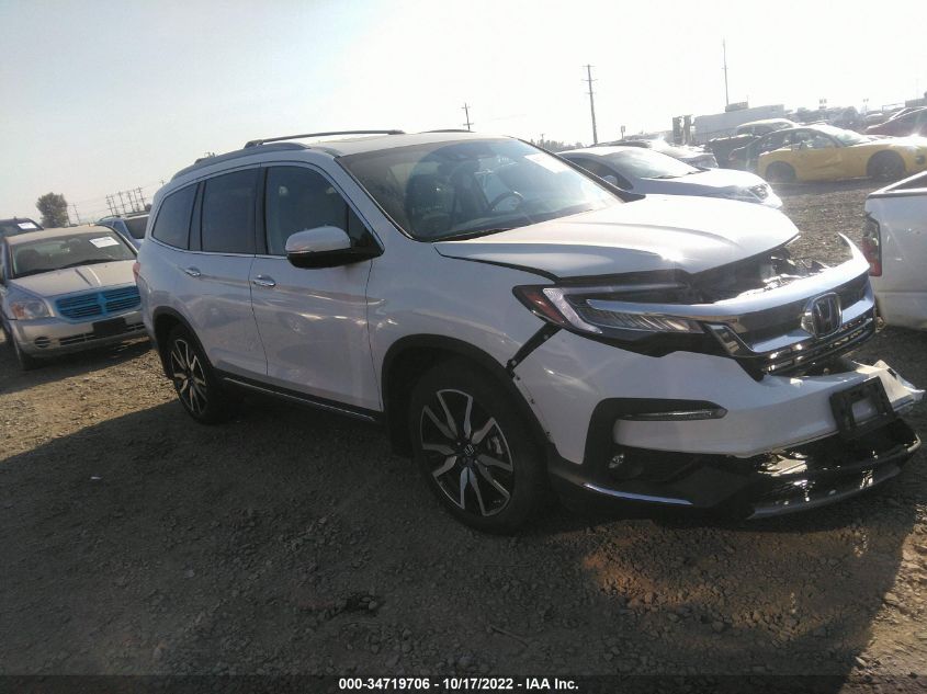 2021 HONDA PILOT ELITE VIN: 5FNYF6H05MB092366