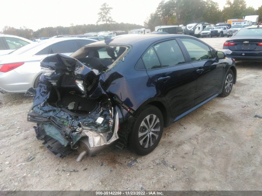2022 TOYOTA COROLLA HYBRID LE VIN: JTDEAMDE9NJ059310