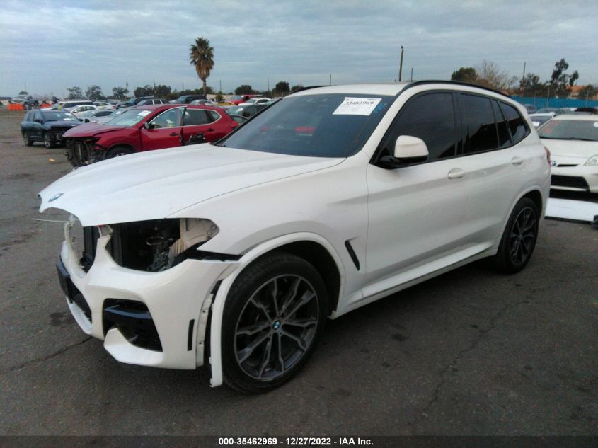 2021 BMW X3 SDRIVE30I VIN: 5UXTY3C01M9G24105