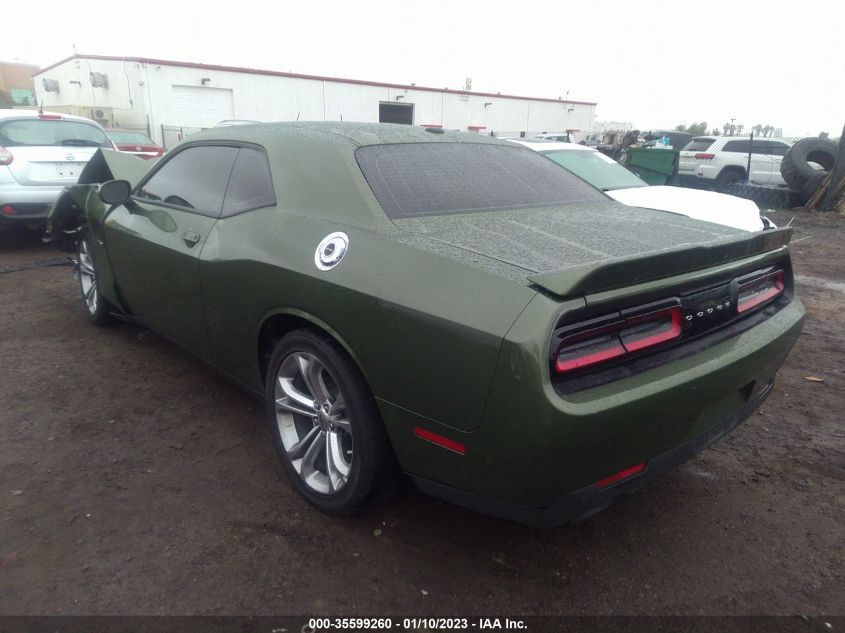 2022 DODGE CHALLENGER R/T VIN: 2C3CDZBT1NH168427