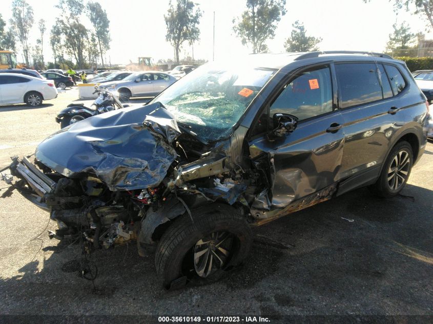 2022 VOLKSWAGEN TIGUAN S VIN: 3VV1B7AX7NM122766