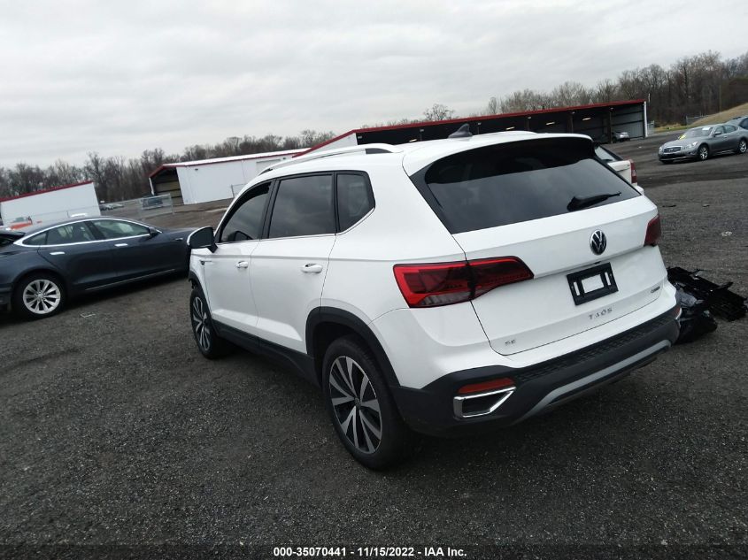 2023 VOLKSWAGEN TAOS SE VIN: 3VVNX7B25PM302997