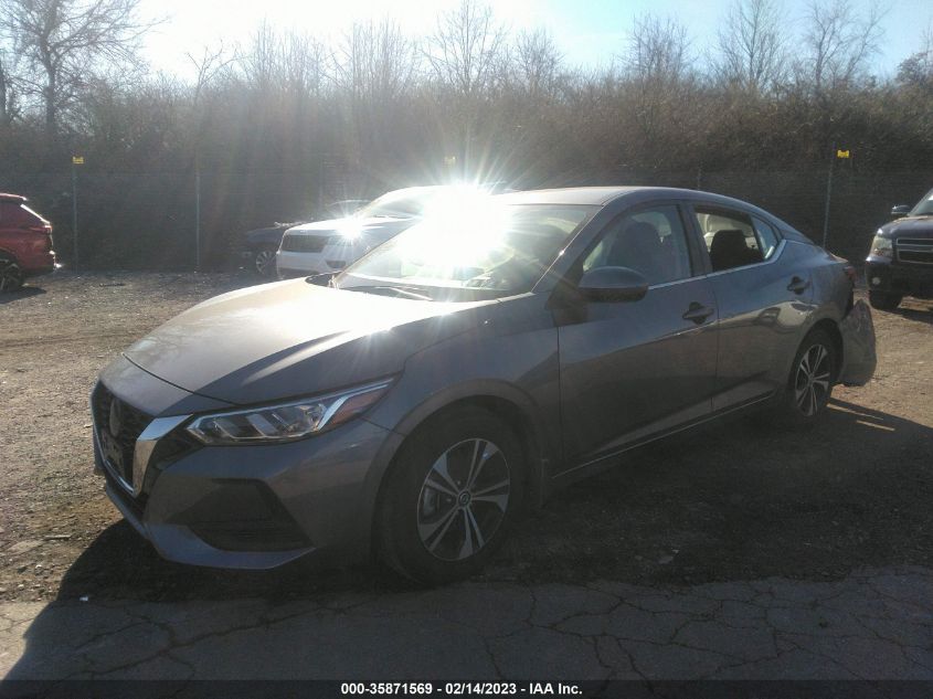 2022 NISSAN SENTRA SV VIN: 3N1AB8CV2NY211110