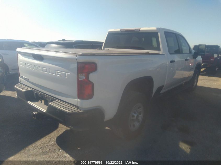 2021 CHEVROLET SILVERADO 2500HD WORK TRUCK VIN: 1GC1YLE72MF118364