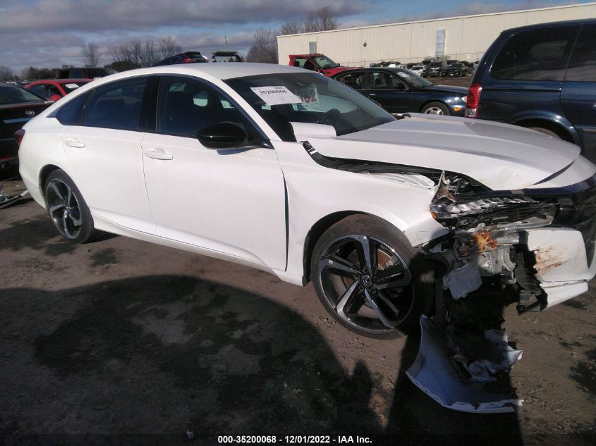 2022 HONDA ACCORD SEDAN SPORT SE VIN: 1HGCV1F47NA041145