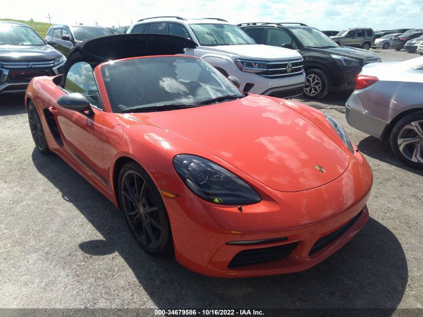 2021 PORSCHE 718 BOXSTER VIN: WP0CA2A8XMS210240