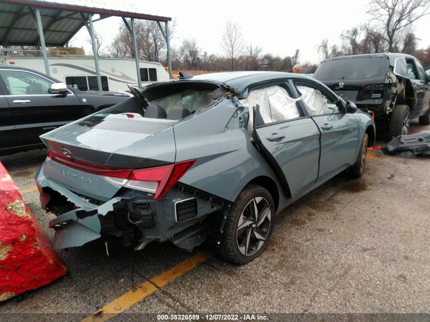 2023 HYUNDAI ELANTRA SEL VIN: KMHLS4AG4PU412463