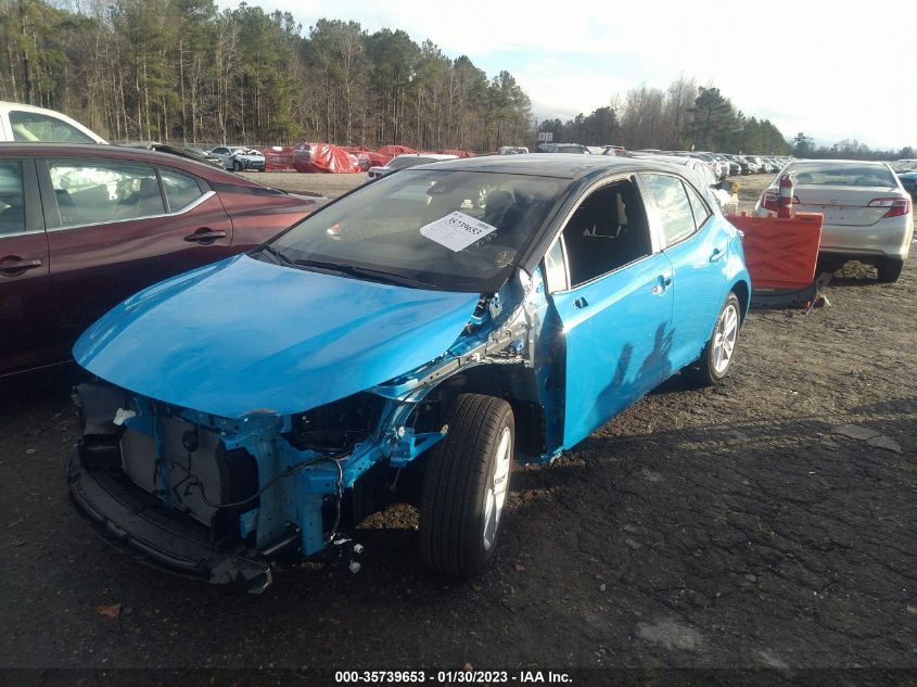 2022 TOYOTA COROLLA HATCHBACK SE/NIGHTSHADE/XSE VIN: JTND4MBE5N3189509