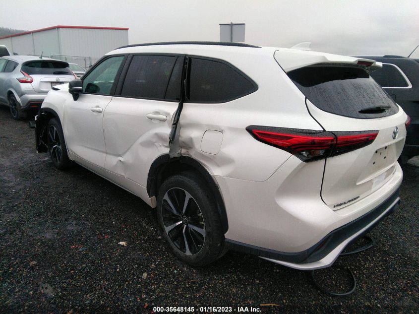 2021 TOYOTA HIGHLANDER XSE VIN: 5TDLZRBH3MS057127