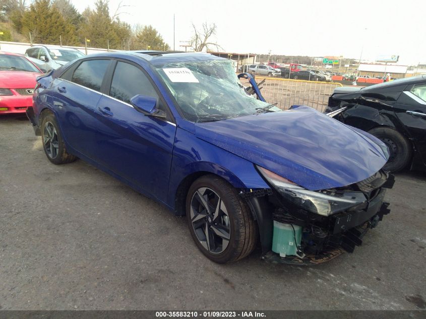 2023 HYUNDAI ELANTRA HYBRID LIMITED VIN: KMHLN4AJ0PU037142