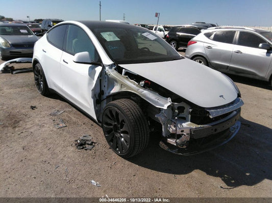 2022 TESLA MODEL Y PERFORMANCE VIN: 7SAYGDEF6NF441789