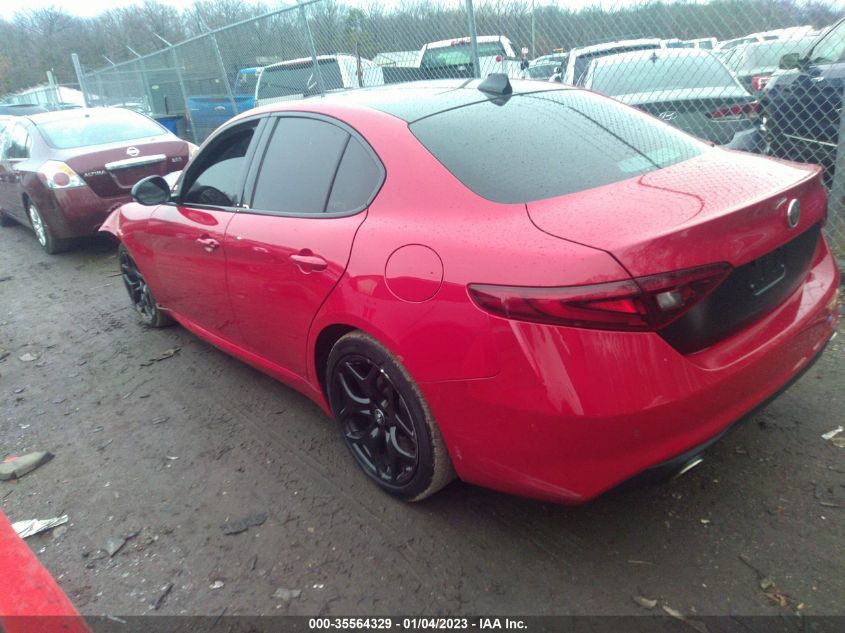 2021 ALFA ROMEO GIULIA VIN: ZARFAMAN2M7641260