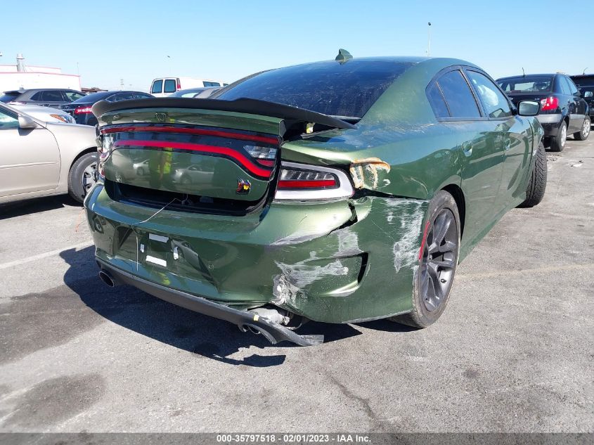 2021 DODGE CHARGER SCAT PACK VIN: 2C3CDXGJXMH540180