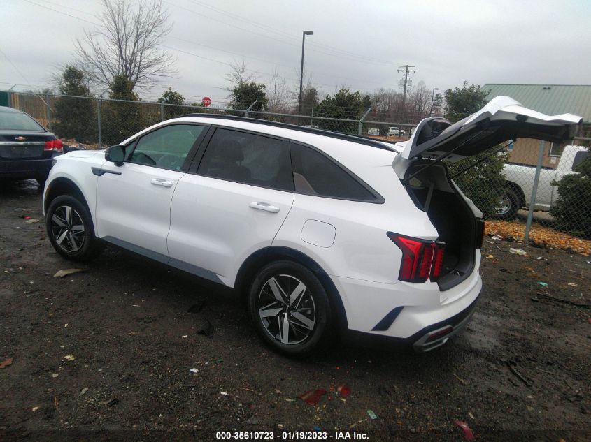 2022 KIA SORENTO S VIN: 5XYRL4LC7NG138776