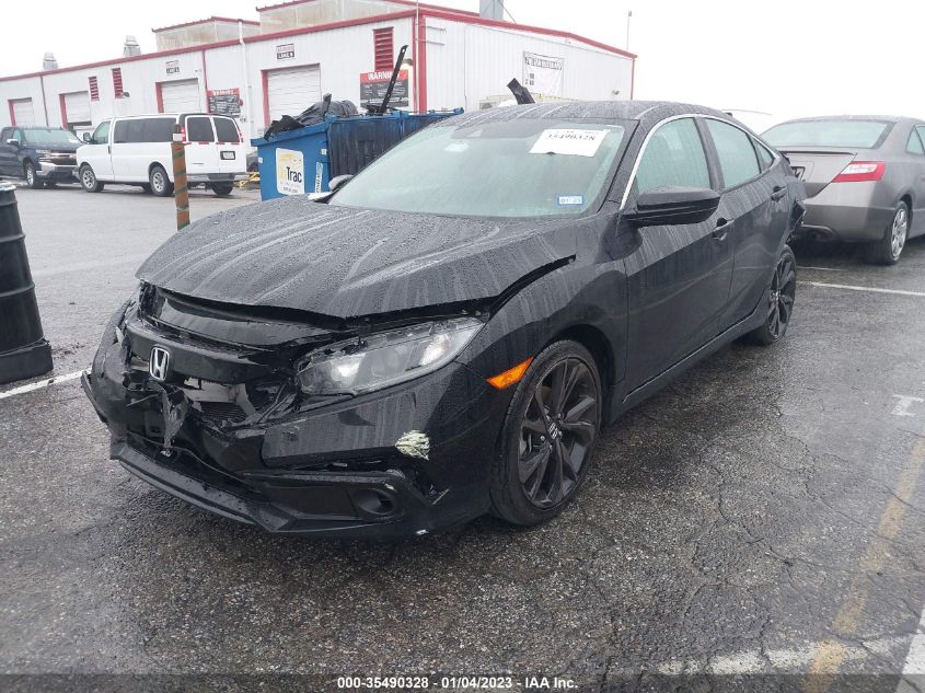 2020 HONDA CIVIC SEDAN SPORT VIN: 19XFC2E83LE027667
