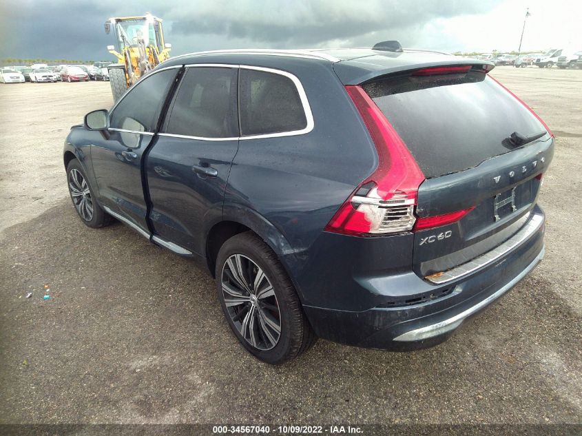 2022 VOLVO XC60 INSCRIPTION VIN: YV4L12DL0N1080375