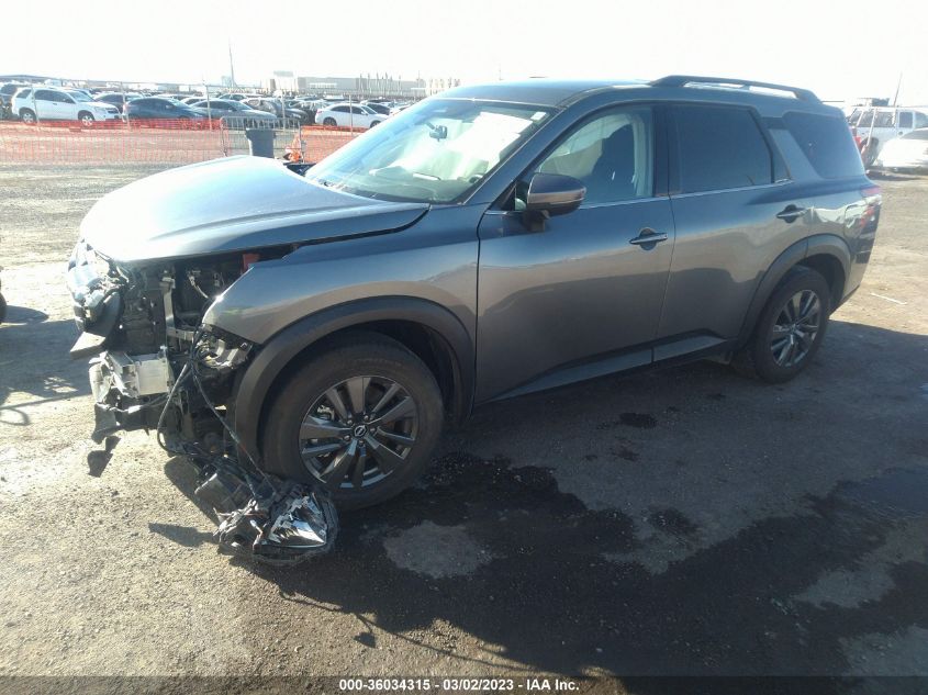 2022 NISSAN PATHFINDER SV VIN: 5N1DR3BC5NC218761