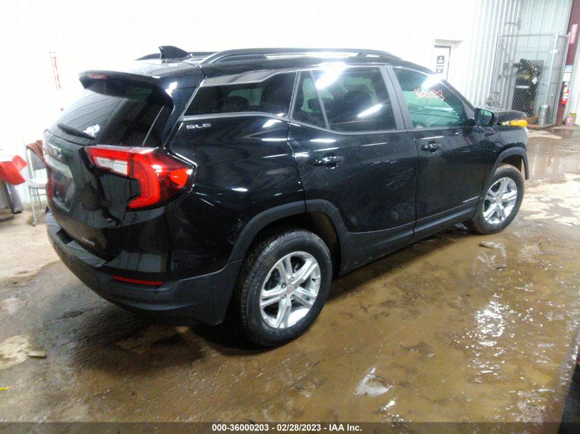 2022 GMC TERRAIN SLE VIN: 3GKALTEV5NL309673
