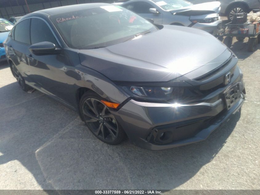 2021 HONDA CIVIC SEDAN SPORT VIN: 2HGFC2F83MH503549
