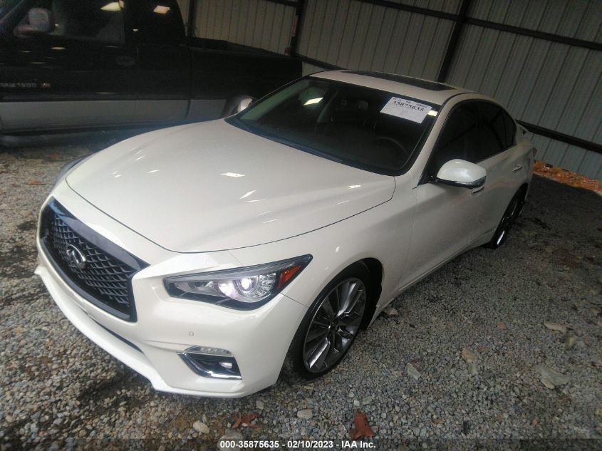 2022 INFINITI Q50 LUXE VIN: JN1EV7BR7NM341331