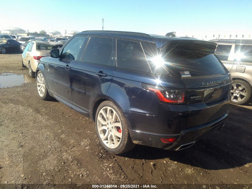 2021 LAND ROVER RANGE ROVER SPORT HSE DYNAMIC VIN: SALWR2SE5MA793969