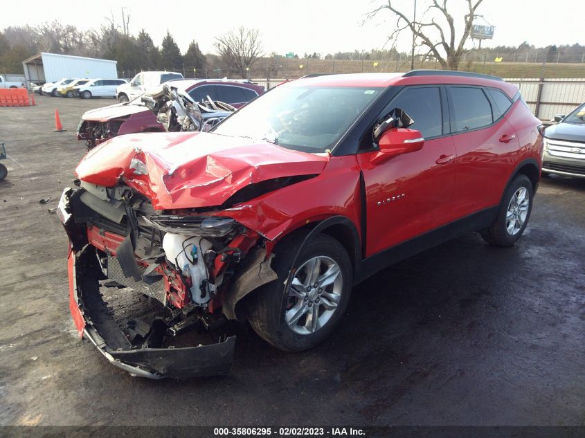 2021 CHEVROLET BLAZER LT VIN: 3GNKBBRA5MS533476