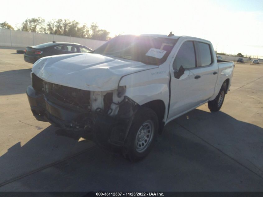 2021 CHEVROLET SILVERADO 1500 WORK TRUCK VIN: 3GCPWAEF1MG343837