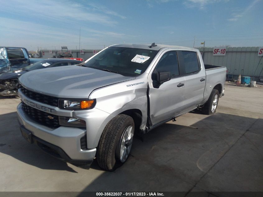 2022 CHEVROLET SILVERADO 1500 LTD CUSTOM VIN: 1GCPWBEK4NZ131731