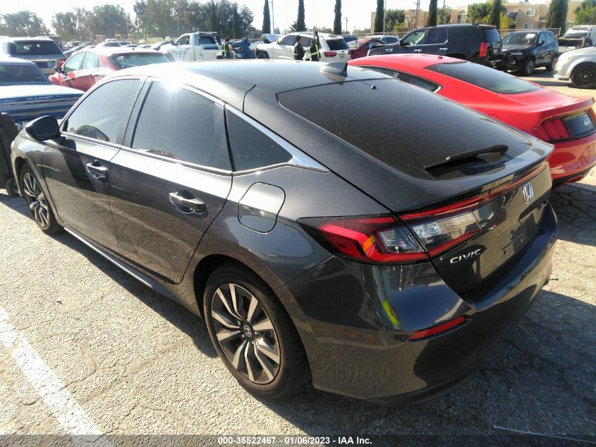 2022 HONDA CIVIC HATCHBACK EX-L VIN: 19XFL1H71NE009989