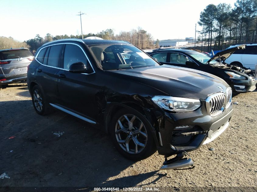 2020 BMW X3 XDRIVE30I VIN: 5UXTY5C07L9C12300