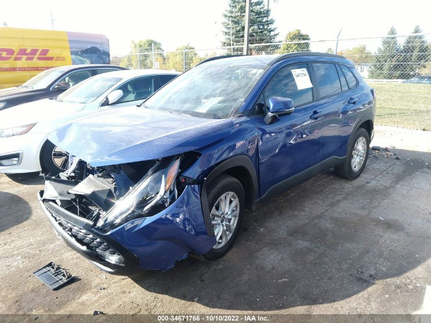 2022 TOYOTA COROLLA CROSS LE VIN: 7MUCAAAG6NV019822