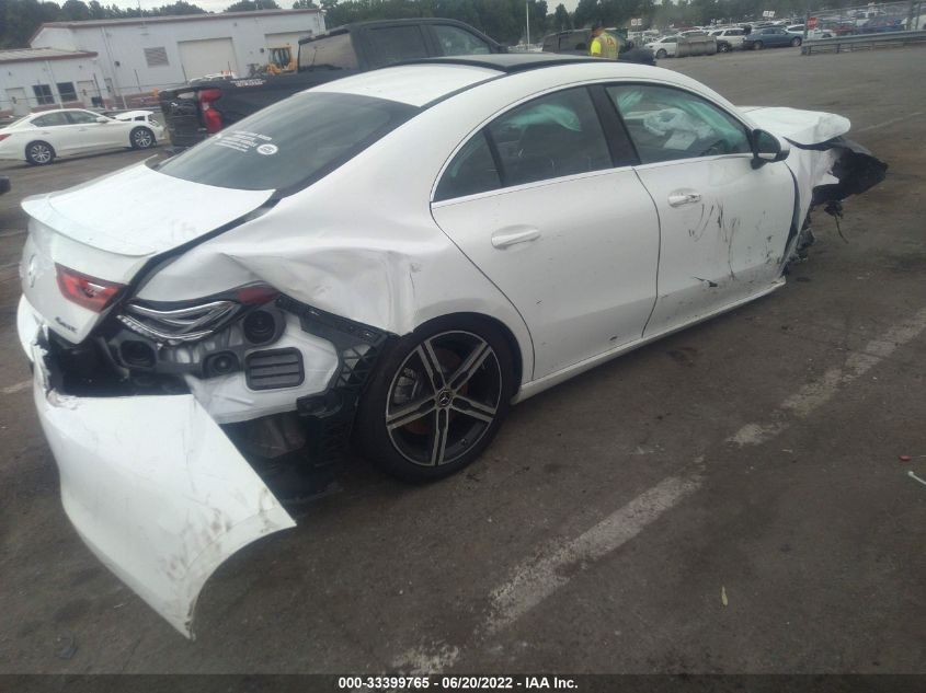 2020 MERCEDES-BENZ CLA CLA 250 VIN: WDD5J4HB3LN036102