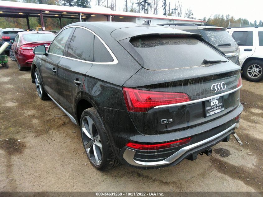 2021 AUDI Q5 SPORTBACK PREMIUM PLUS VIN: WA15AAFY1M2114390