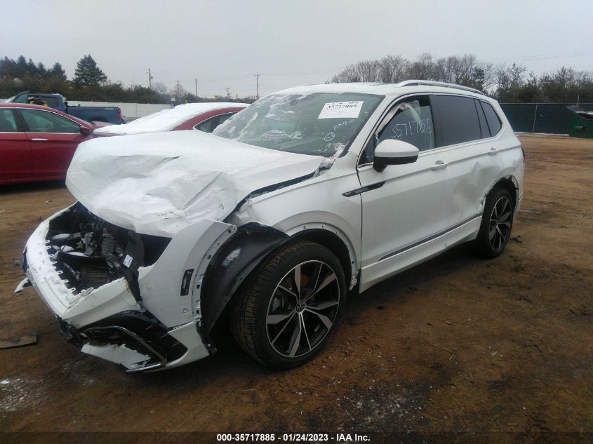 2022 VOLKSWAGEN TIGUAN SEL R-LINE VIN: 3VV4B7AXXNM113217
