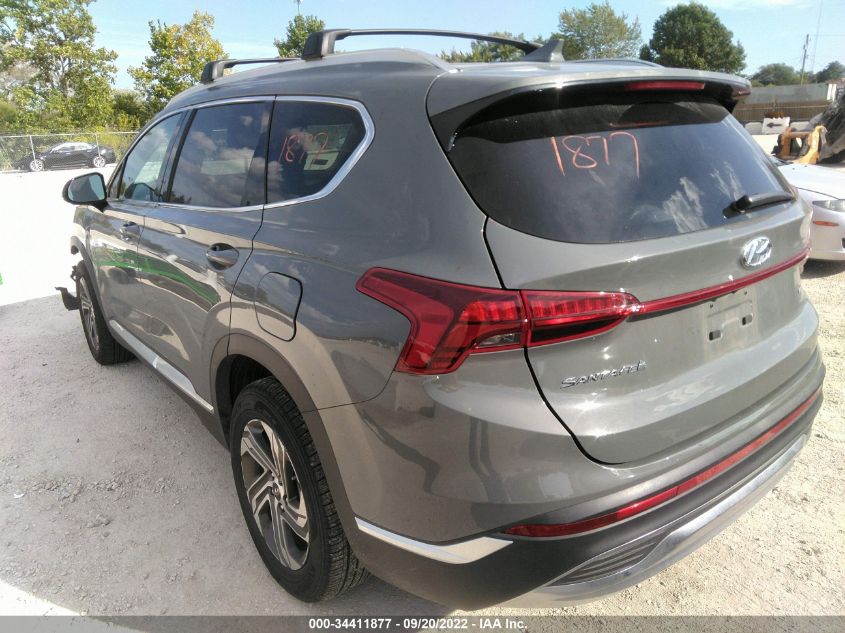 2022 HYUNDAI SANTA FE SEL VIN: 5NMS2DAJ8NH398079