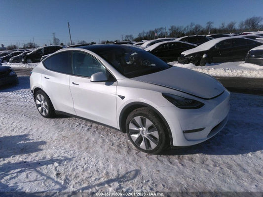 2022 TESLA MODEL Y LONG RANGE VIN: 7SAYGDEE1NF372226