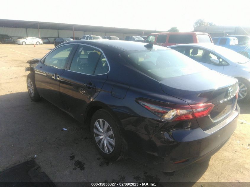 2022 TOYOTA CAMRY HYBRID LE VIN: 4T1C31AK5NU041116