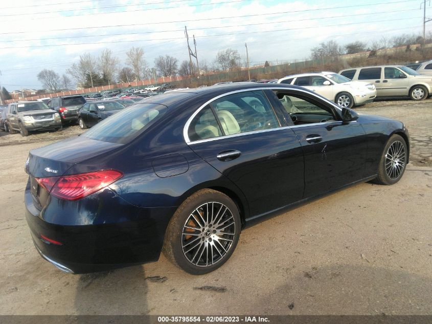 2022 MERCEDES-BENZ C-CLASS C 300 VIN: W1KAF4HB7NR054338