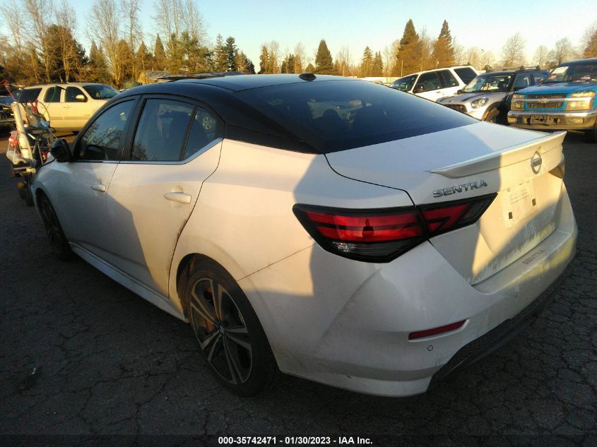 2022 NISSAN SENTRA SR VIN: 3N1AB8DV1NY231721