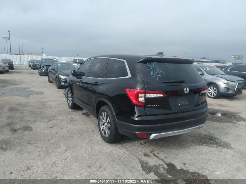 2022 HONDA PILOT EX-L VIN: 5FNYF5H54NB012482