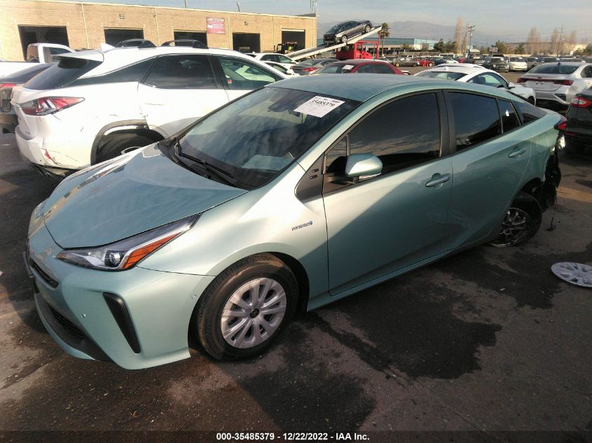 2022 TOYOTA PRIUS L VIN: JTDKAMFU1N3170722