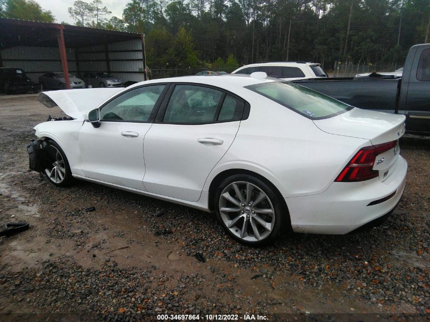 2021 VOLVO S60 MOMENTUM VIN: 7JR102FK3MG094835