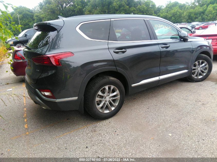 2020 HYUNDAI SANTA FE SEL VIN: 5NMS3CAD9LH190243