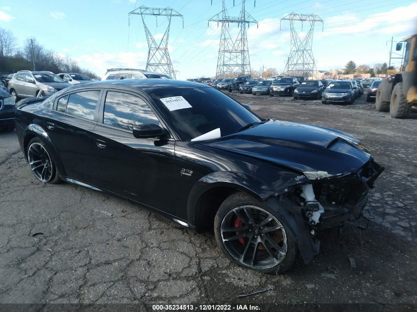 2021 DODGE CHARGER SCAT PACK WIDEBODY VIN: 2C3CDXGJ6MH640826