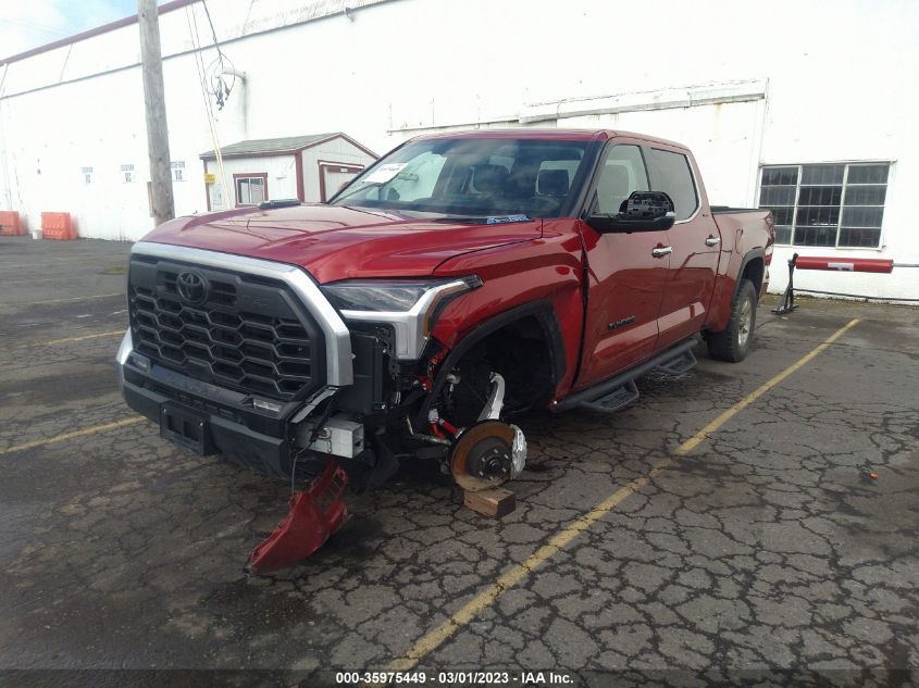 2022 TOYOTA TUNDRA 4WD LIMITED HYBRID VIN: 5TFJC5EC4NX001856